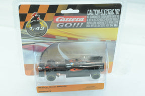 Black and orange McLaren Honda race car toy model for Carrera Go 20064073
