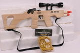 Jr. M60-Machine Gun Combat Rifle w/ Scope & Sling + Ammo | GL2JRM60SS | Magnum Rubber Band Guns-Magnum Enterprises-[variant_title]-ProTinkerToys