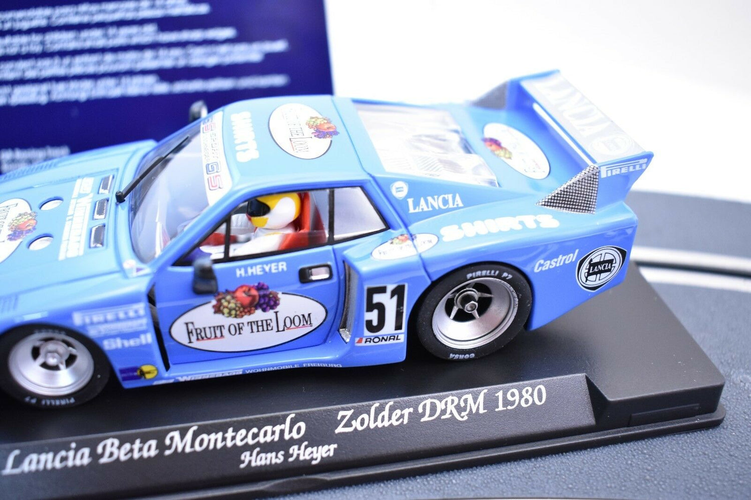 LANCIA BETA MONTECARLO n°51 DRM 1980 FLY 1:32 LANCIA BETA MONTECARLO n°51 DRM 1980 FLY 1:32
