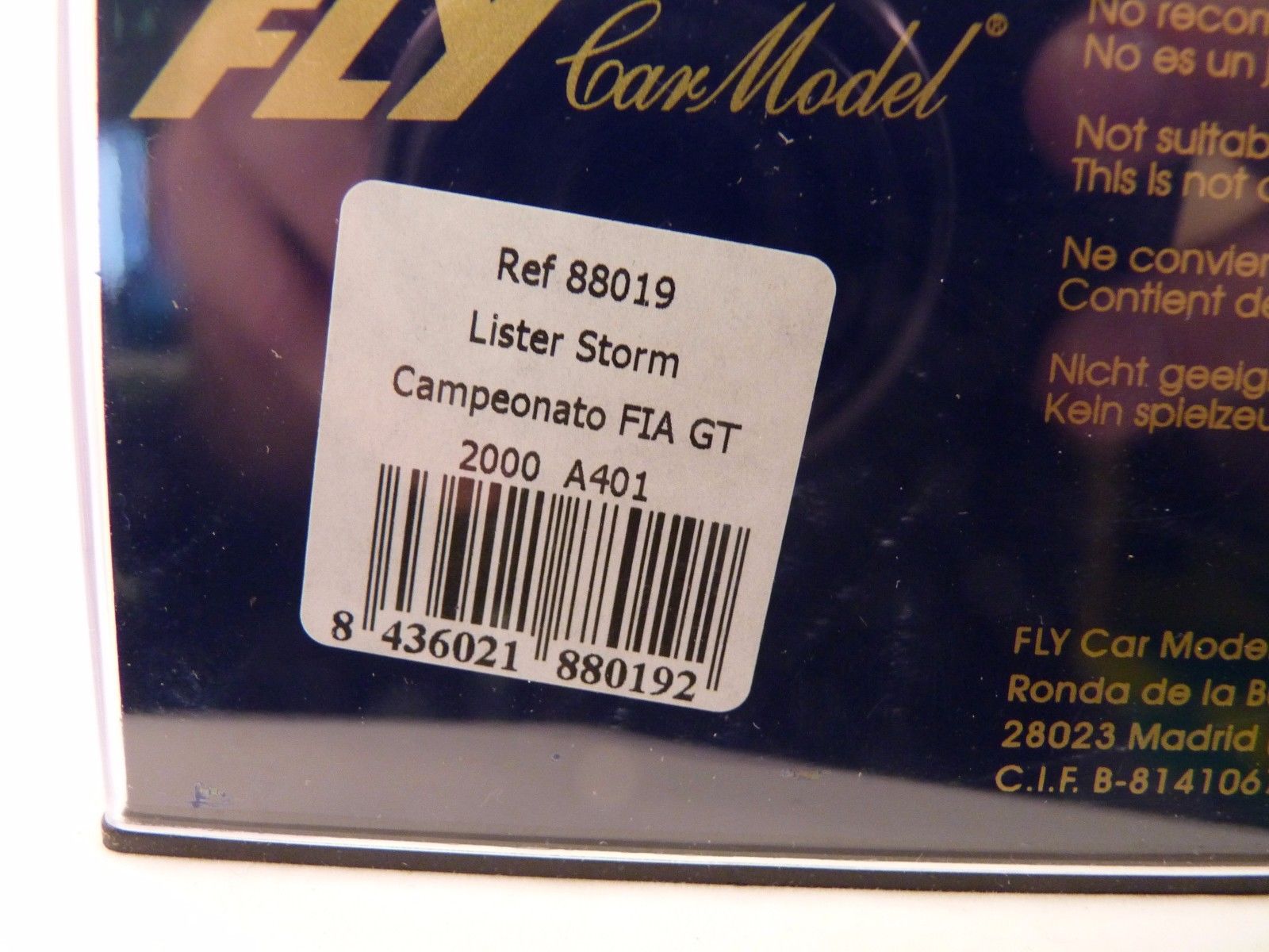 Lister Storm Campeonato FIA GT 2000 | 88019 | Fly Car
