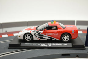 Red and black Corvette C5 race car model from 1999 Le Mans for Fly Car 99006