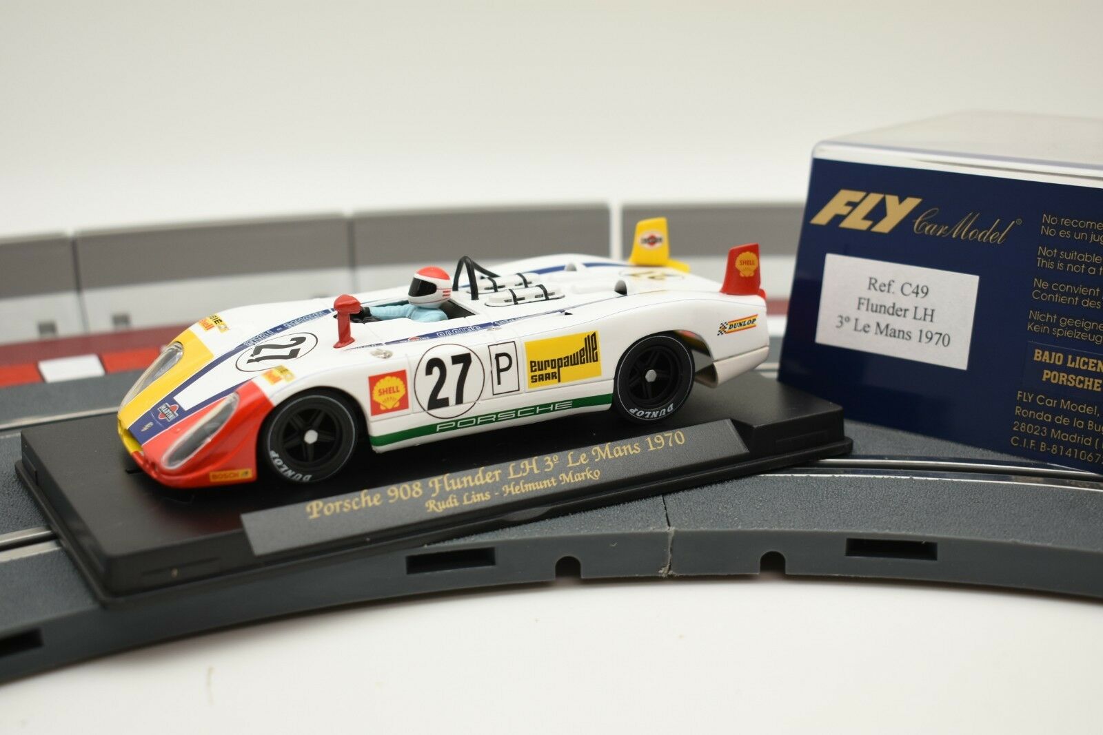 Porsche 908 Flunder LH 3˚ Le Mans 1970 | C49 | Fly Car