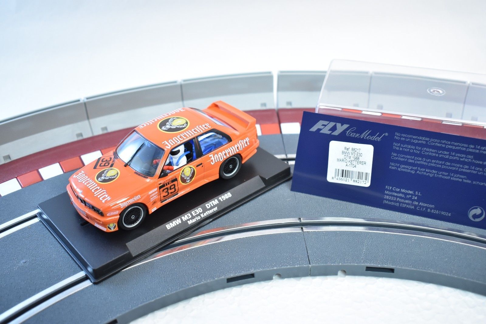 MINICHAMPS  M3 • M. KETTERER • DTM 1:18 1988 Mario Ketterer DTM -- #39 Jagermeister BMW M3 -- Minichamps