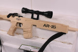 AR-15 Combat Rifle w/ Scope & Sling + Ammo | GL2AR15SS | Magnum Rubber Band Guns-Magnum Enterprises-[variant_title]-ProTinkerToys