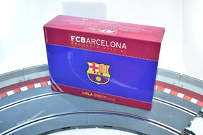 Box for Lola B98/10 F.C. Barcelona collectible car for Fly Car 96013
