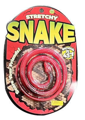 Red, coiled toy snake toy for play for BVP 89033
