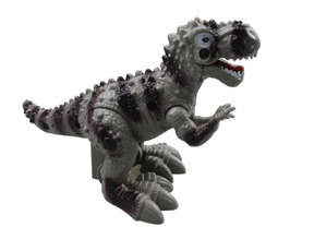 Toy T-Rex dinosaur figure standing and roaring for BVP 87016