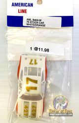 70 Stock Car | B453 | American Line-American Line-K-White Orange-ProTinkerToys