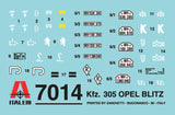 Krz. 305 Opel Blitz 1:72 Scale  | 7014 | Italeri Model. Co-IMEX-[variant_title]-ProTinkerToys