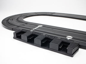 Dual terminal race track section with two pit entry points for AFX/RaceMaster 70636