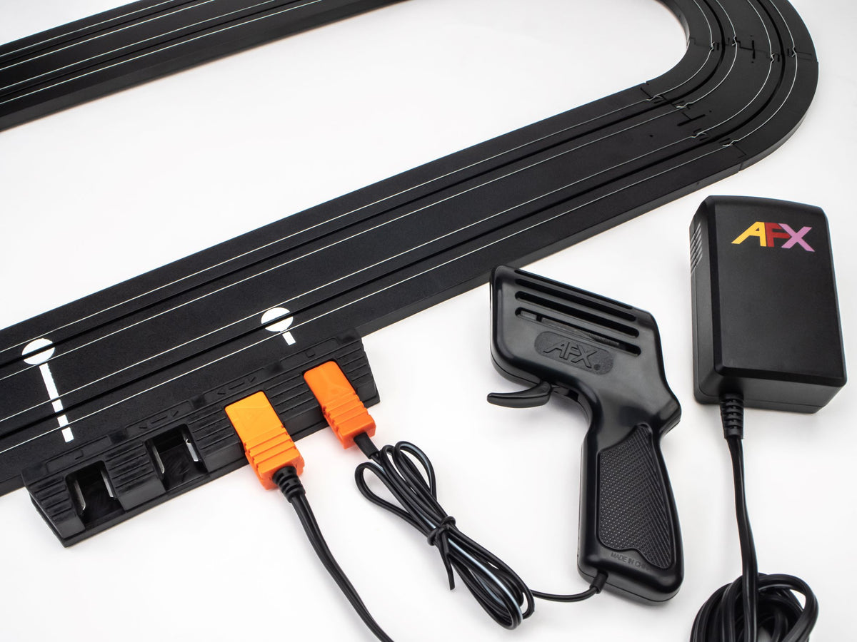 Afx Racemaster Track Types 2 Lane Dual Terminal Track | 70636 | AFX/RaceMaster – ProTinkerToys.com