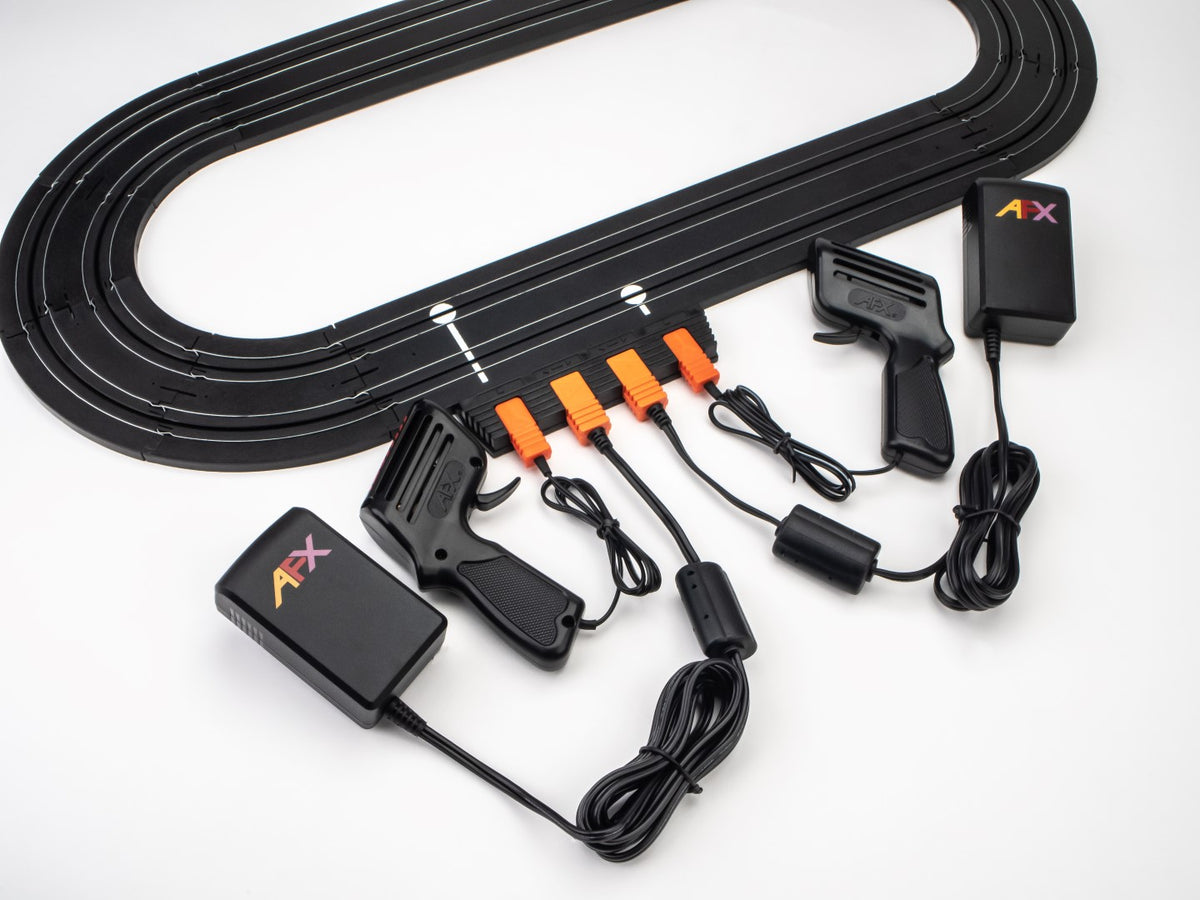 Afx Racemaster Track Types 2 Lane Dual Terminal Track | 70636 | AFX/RaceMaster – ProTinkerToys.com