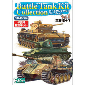 Assortment of scale model tank kits for assembly and painting for BCmini 71117