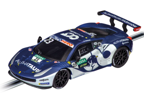 Race car model, blue and white, AlphaTauri livery, number 23 for Carrera 20064198