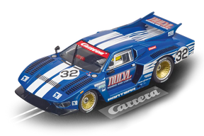 Blue and white race car model of a De Tomaso Pantera with number 32 for Carrera Evolution 20027671