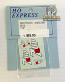 Slot Car Decal Sticker Pack | 2040-2049 | HO Express-American Line-K-7 Up-ProTinkerToys