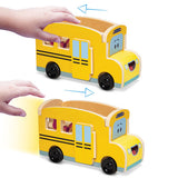 Blue’s Clues & You! Wooden Pull-Back School Bus | 33011 | Melissa & Doug-Melissa & Doug-[variant_title]-ProTinkerToys