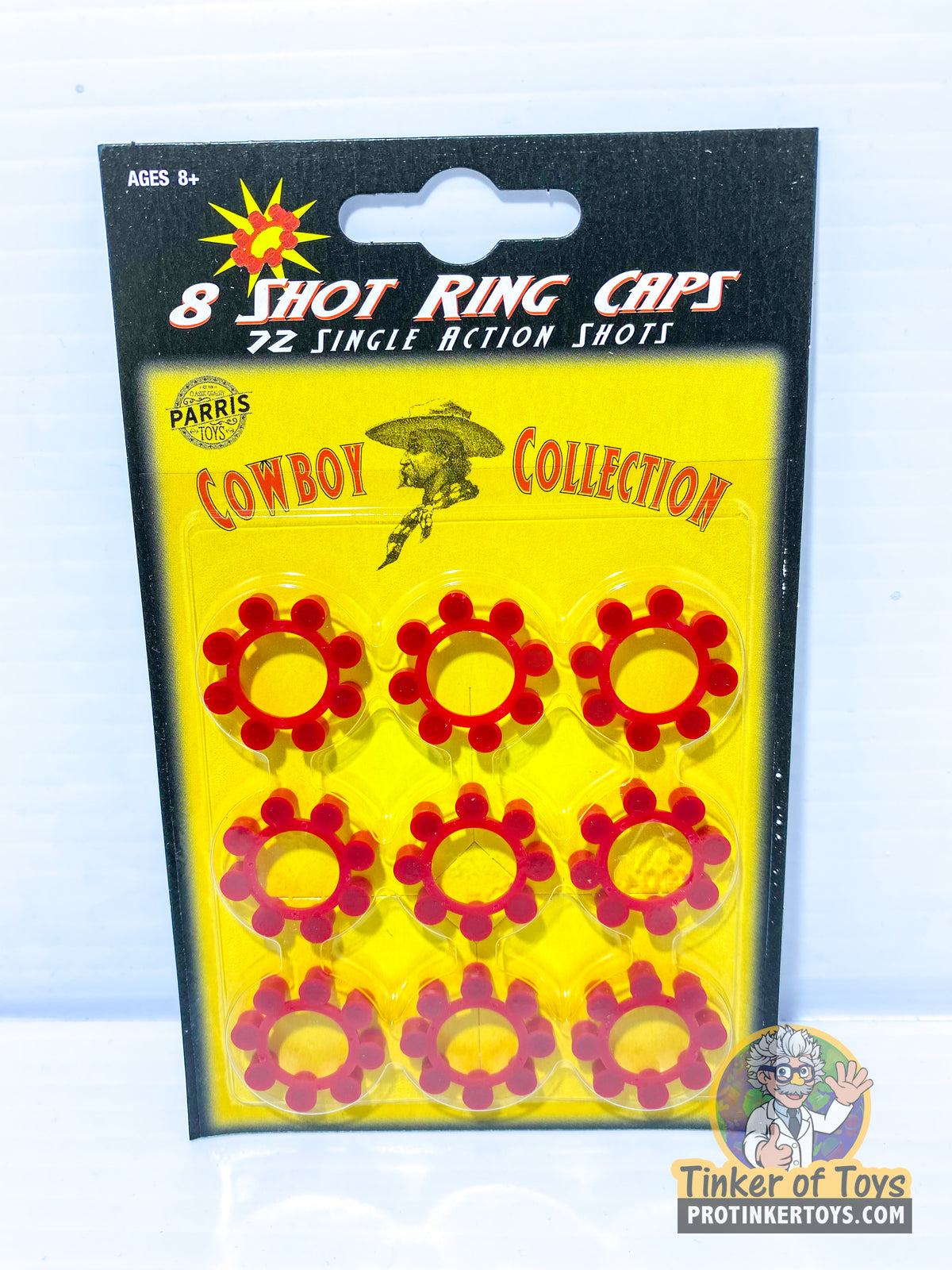 Ring Caps. Amazon 8-Shot Ring Caps – 72 Shots | Parris Toys 913 – ProTinkerToys.com