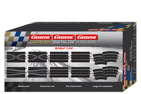 Track expansion set pieces for model racing, scale 1:24 for Carrera 20026956