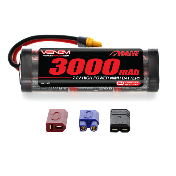 Venom 7.2V 3000mAh 6-Cell NiMH Battery With Universal Plug | 1532 | Venom-IMEX-[variant_title]-ProTinkerToys
