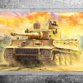 Tiger I tank with crew member, Tunisia, Spring 1943 for Waltersons 873001A