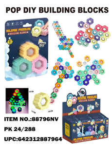 3PCS GLOW IN DARK FIDGET PUZZLES OF POP TOY  | 88796 | BVP-BVP-[variant_title]-ProTinkerToys