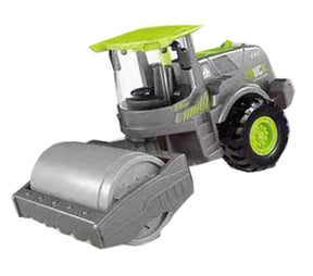 Toy construction vehicle with excavator arm and large wheels for BVP 88986