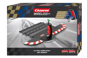 Racing car controller and track set for wireless racing for Carrera 20010110