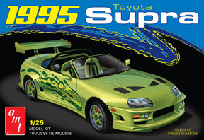 Green 1995 Supra model kit box art showing the car for AMT AMT1101