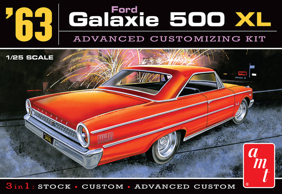 1963 Ford Galaxie 1:25 Scale Model Kit | AMT1186 |  AMT