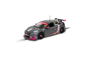 Slot car of a 2021 Honda Civic Type R race car for Scalextric C4317
