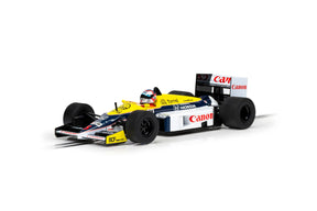 Model race car: Williams FW11 from the 1986 British Grand Prix for Scalextric C4318