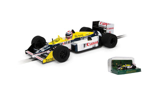 1987 Williams FW11 race car model with track section for Scalextric C4309