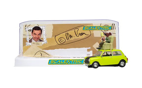Mr Bean Mini model kit with instructions and small figure for Scalextric C4334