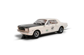 Scale model of a classic Ford Mustang race car for Scalextric C4353