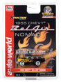 Black 1955 Chevrolet Nomad electric slot car in packaging for Auto World CP7781