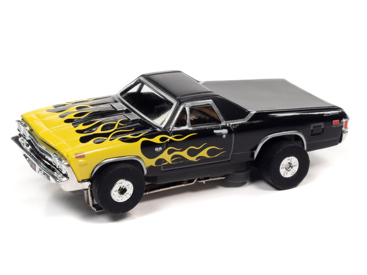 Black & Yellow Flame 1969 El Camino | CP7821 | Auto World ...