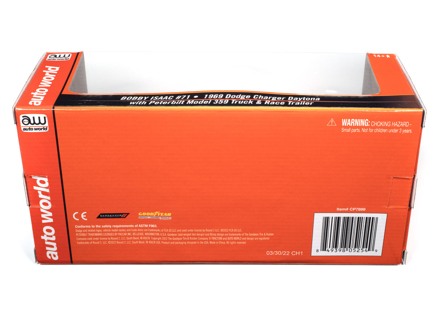 Bobby Isaac - 1969 Dodge Daytona & Peterbilt 359 Race Trailer | CP7899 | Auto World-Auto World-[variant_title]-ProTinkerToys