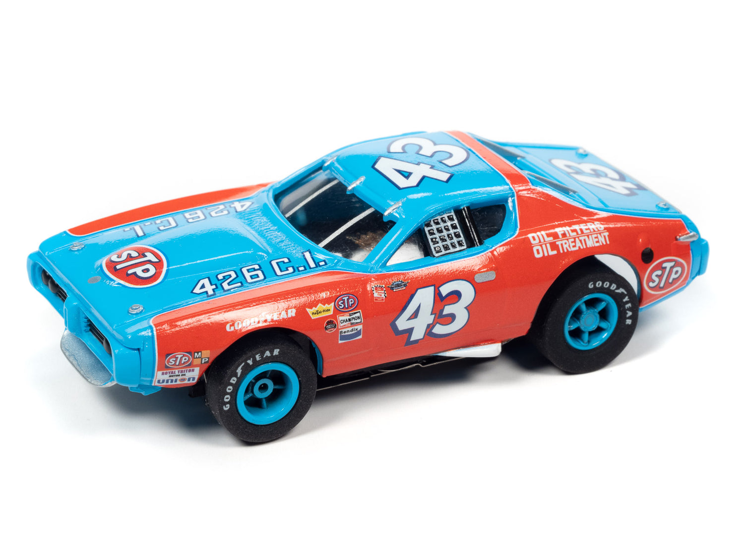 Richard Petty - 1972 Dodge Charger & Peterbilt 359 Race Trailer | CP7900 | Auto World-Auto World-[variant_title]-ProTinkerToys