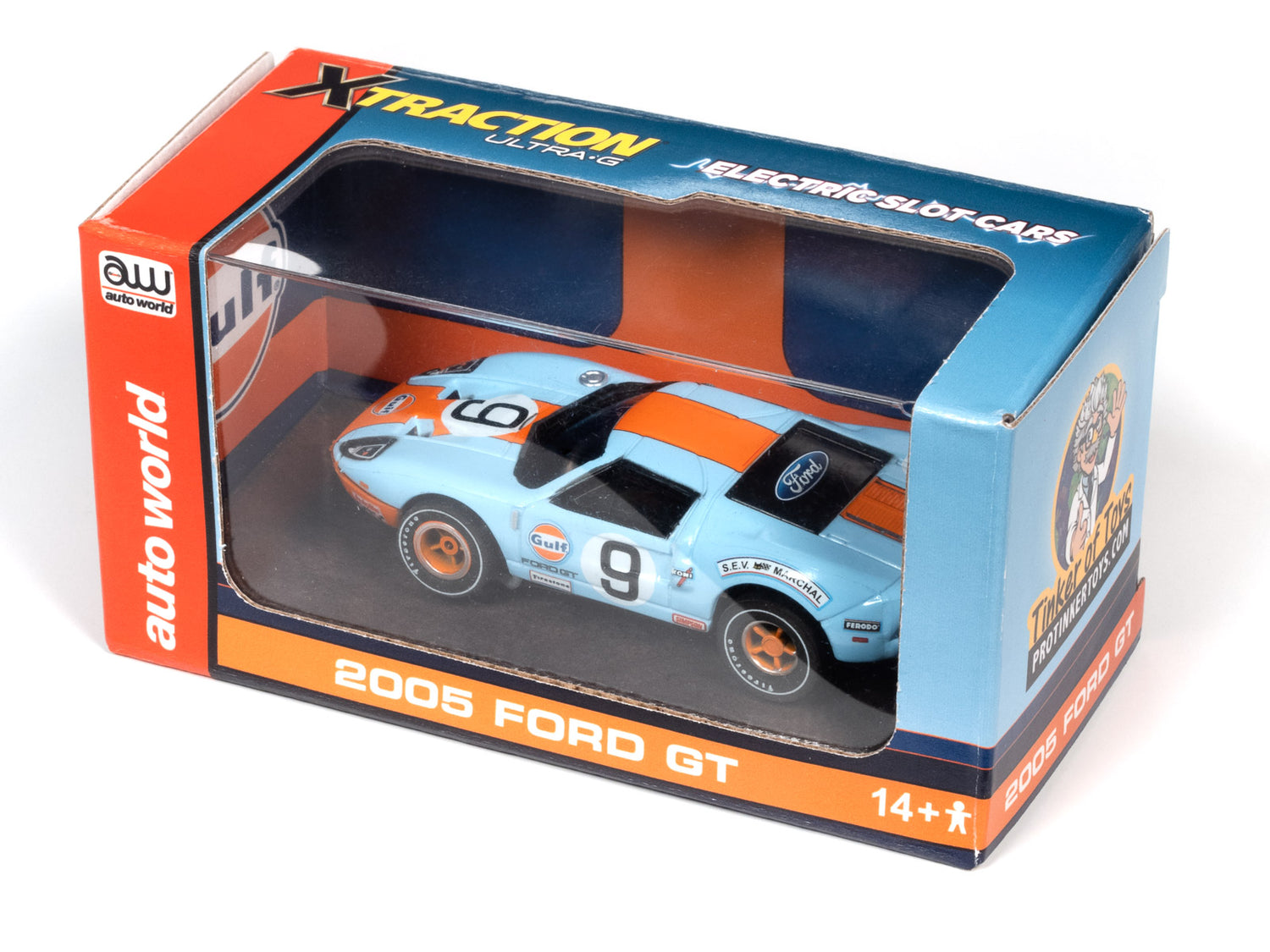 Gulf #9 | 2005 Ford GT | CP7912 | Auto World-Auto World-[variant_title]-ProTinkerToys