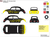 Black Yellow Flames | 1965 Volkswagen Beetle | CP7985 | Auto World