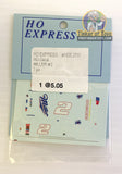 Slot Car Decal Sticker Pack | 2110-2119 | HO Express-American Line-K-Decal Miller #2-ProTinkerToys