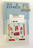 Slot Car Decal Sticker Pack | 2100-2109 | HO Express-American Line-K-Decal Mom n Pop #31-ProTinkerToys