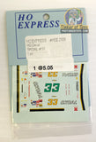 Slot Car Decal Sticker Pack | 2100-2109 | HO Express-American Line-K-Decal Skoal #33-ProTinkerToys