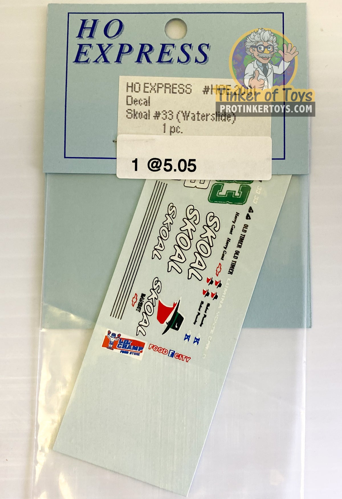 Ho Salt Sticker Slot Car Sticker Pack | 2000-2009 | HO Express – ProTinkerToys.com