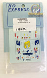 Slot Car Decal Sticker Pack | 2090-2099 | HO Express-American Line-K-Decal Wrangler #3-ProTinkerToys