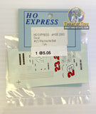 Slot Car Decal Sticker Pack | 2060-2069 | HO Express-American Line-K-Decal #23 Winston No Bull-ProTinkerToys