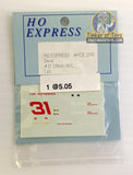 Slot Car Decal Sticker Pack | 2090-2099 | HO Express-American Line-K-Decal #31 Silkens M/C-ProTinkerToys