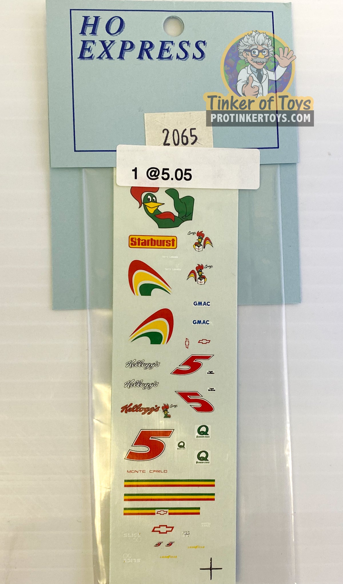 Ho Salt Sticker Slot Car Decal Sticker Pack | 2060-2069 | HO Express – ProTinkerToys.com