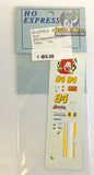 Slot Car Decal Sticker Pack | 2080-2089 | HO Express-American Line-K-Decal #94 Happy Meal McDonald's Taurus-ProTinkerToys